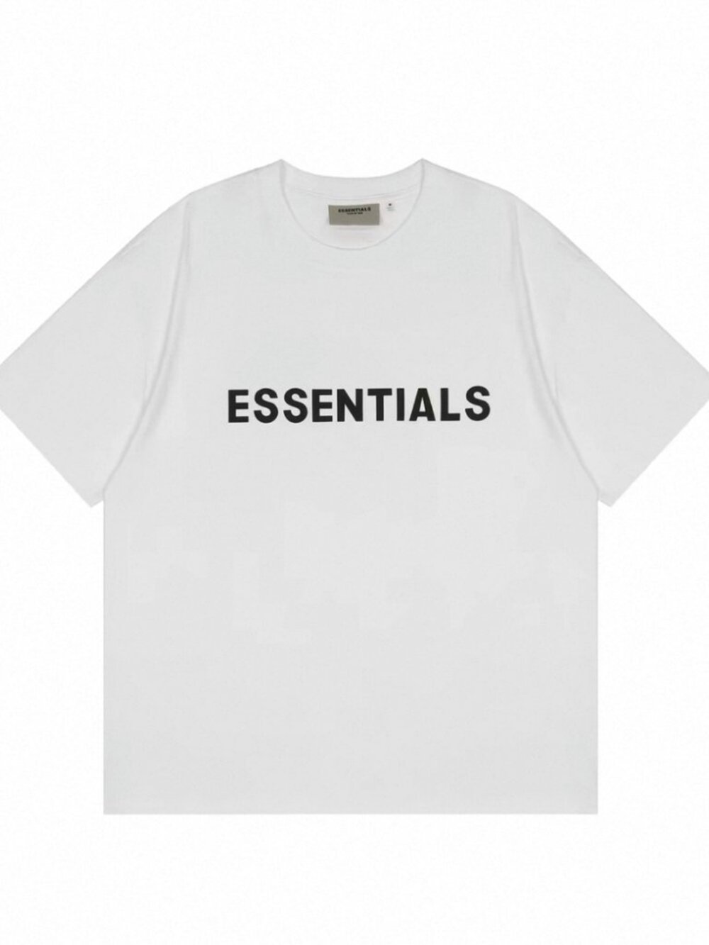 Fear of God Essentials Men’s/Unisex Oversized Logo T‑Shirt -White